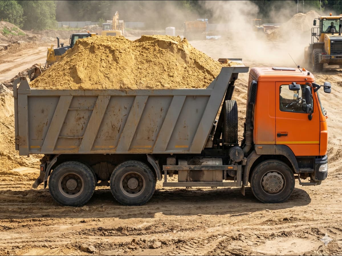 Сколько кубов песка войдет в самосвал МАЗ 20 тонн? Таблица перевода